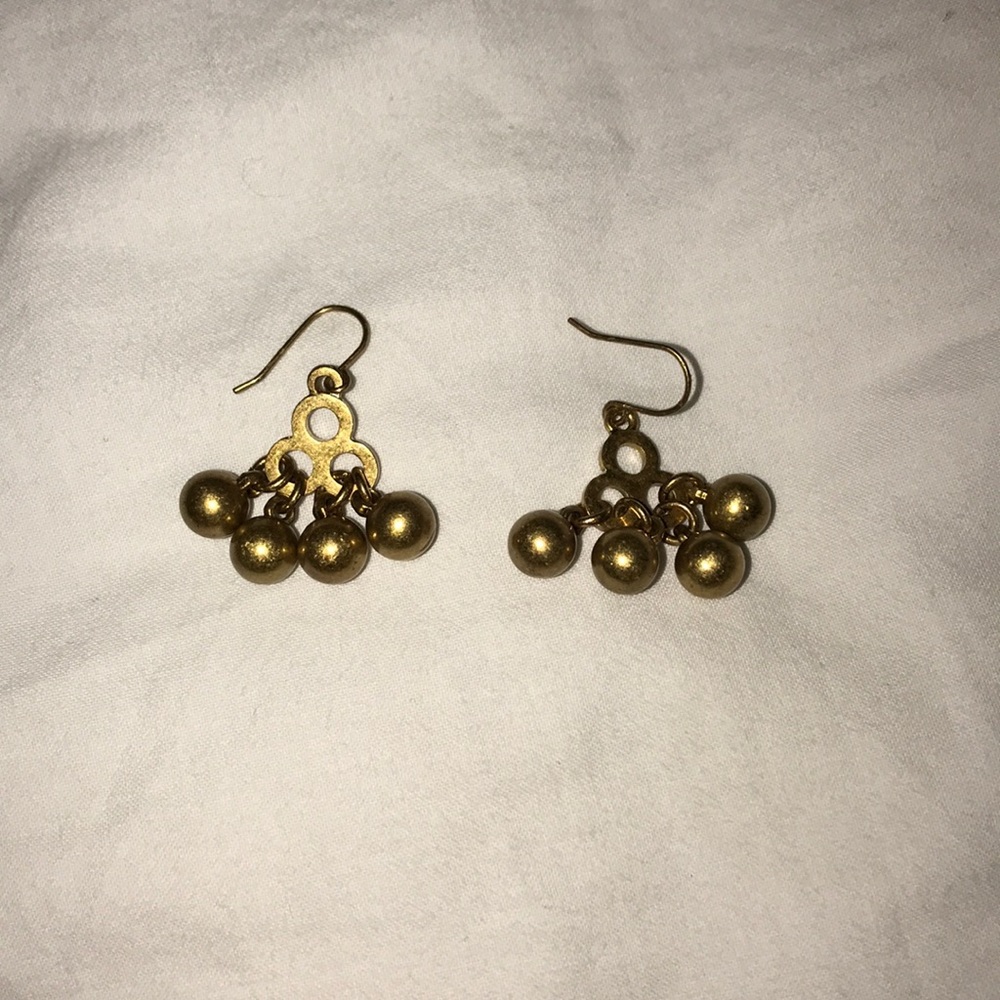 Gold jcrew earrings